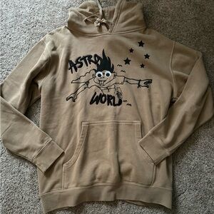 Travis Scott Astroworld Tan Hoodie